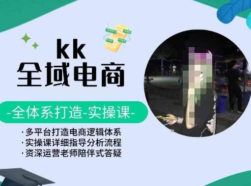 KK全域电商，全体系打造实操课，多平台打造电商逻辑体系